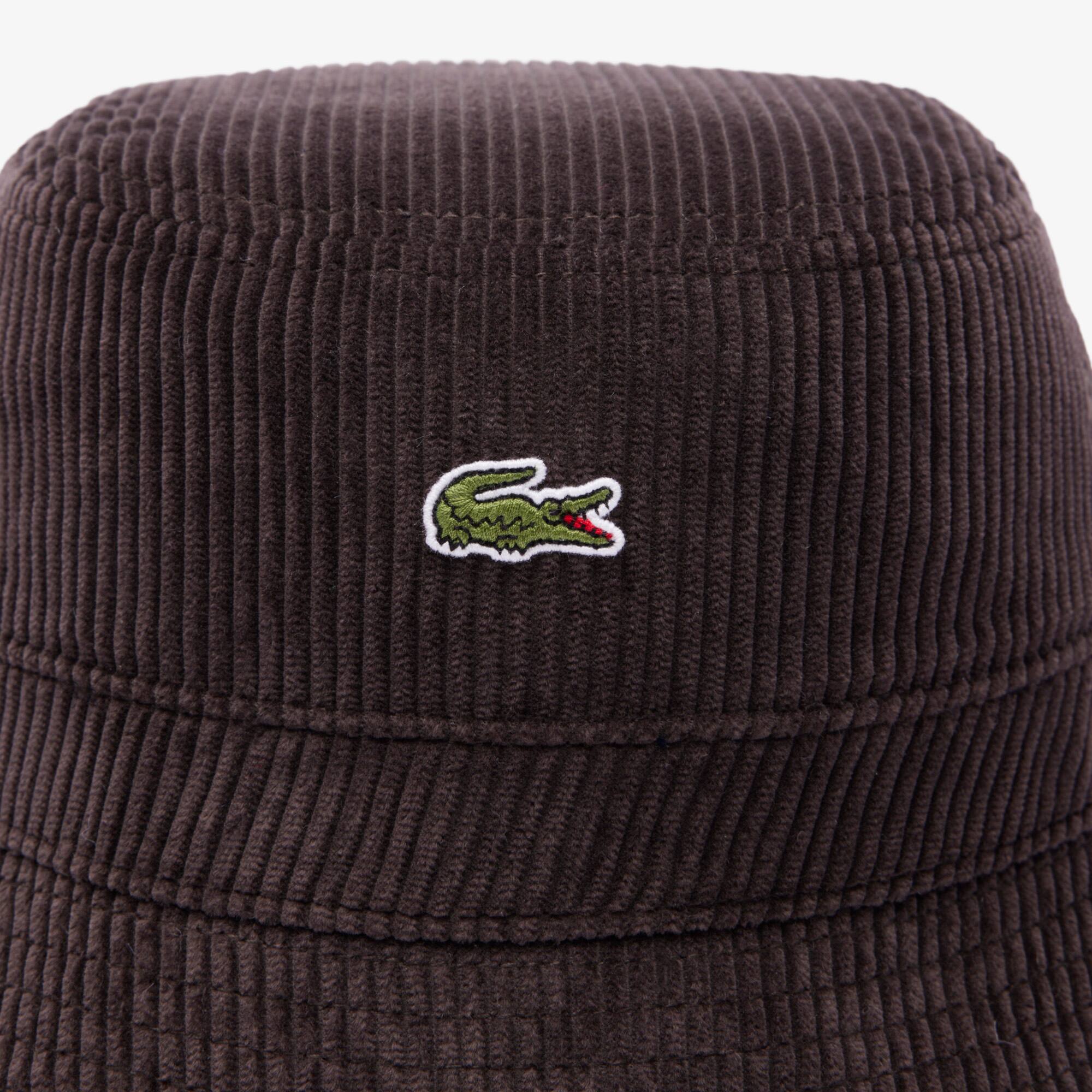 Thumbnail - Lacoste Bob-Hut Corduroy - Braun Size M