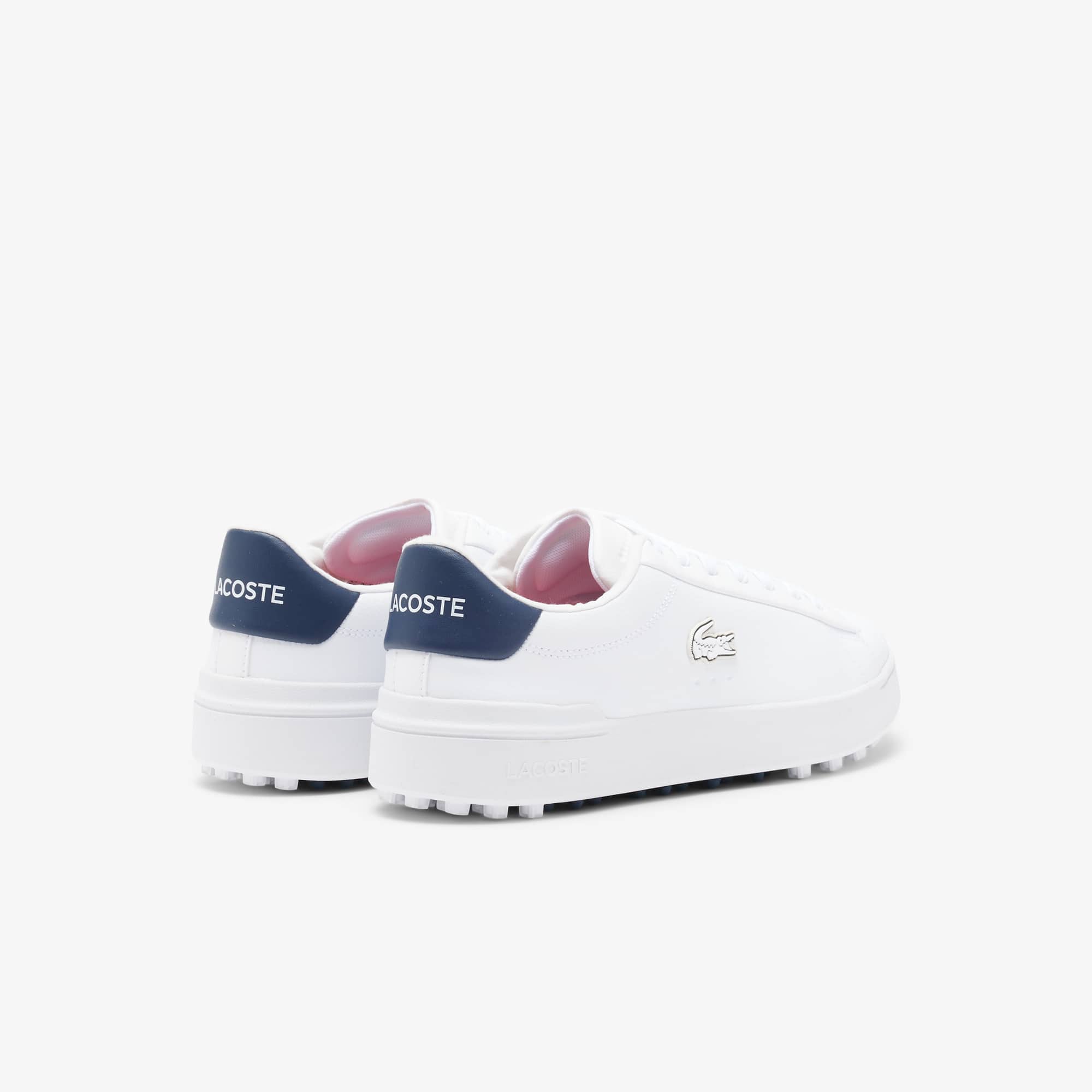 Thumbnail - Lacoste Herren-Golfschuhe Carnaby Golf aus Leder - WHITE / NAVY Size 41