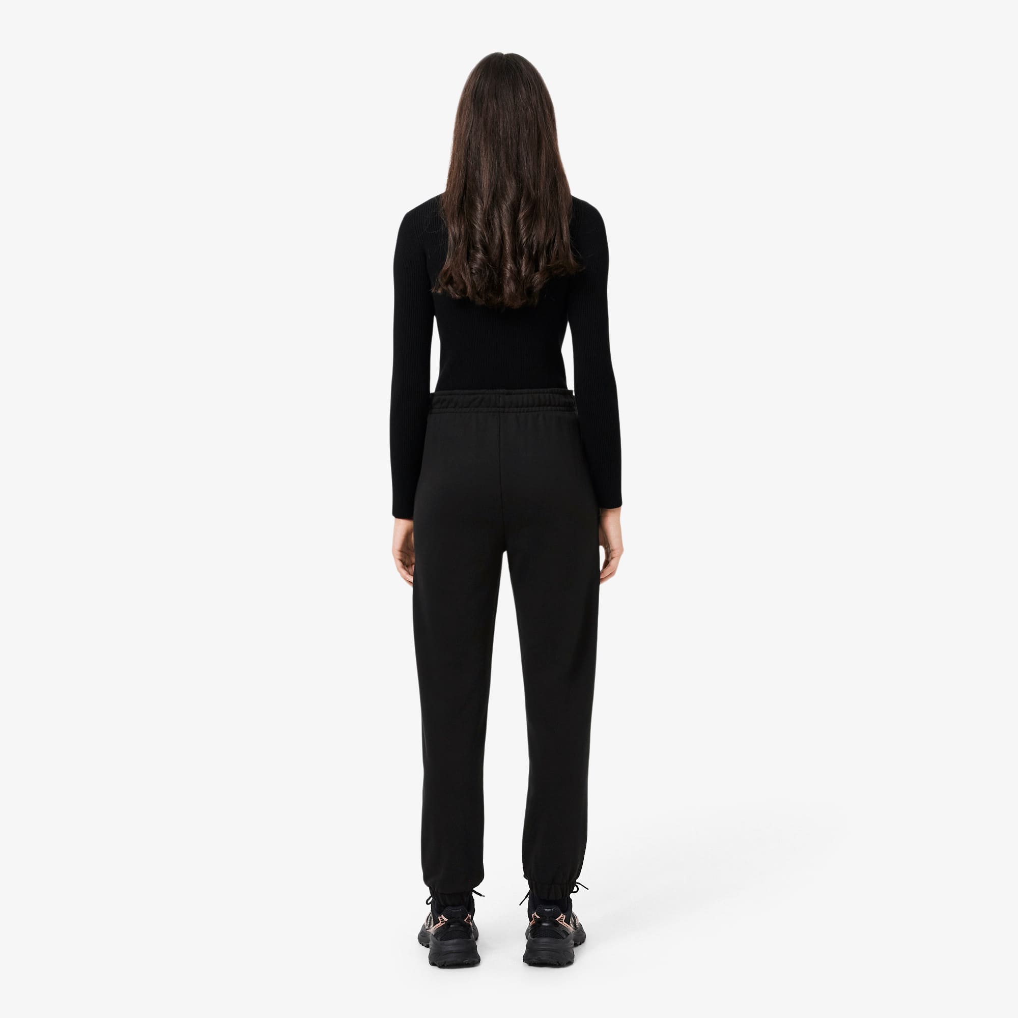 Thumbnail - Lacoste Trainingshose aus Fleece - Schwarz Size 38