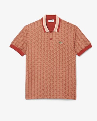 Classic Fit-Polohemd mit Monogramm aus Jacquard