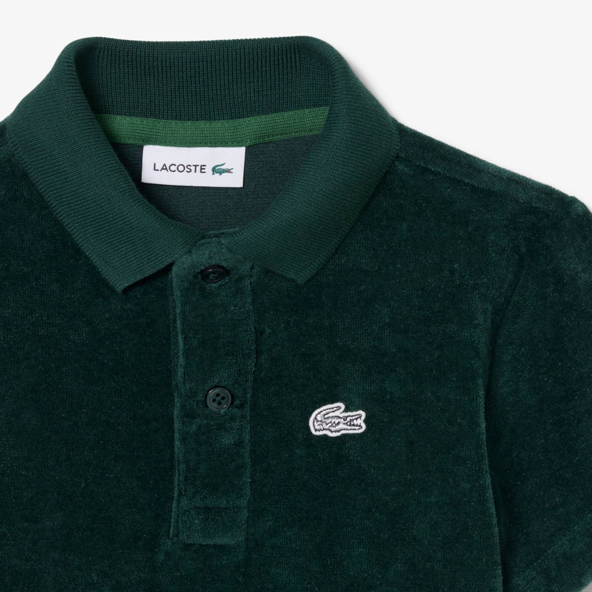 Thumbnail - Lacoste Polohemd aus Petit Piqué - Sinople Grün Size 6 - 6A