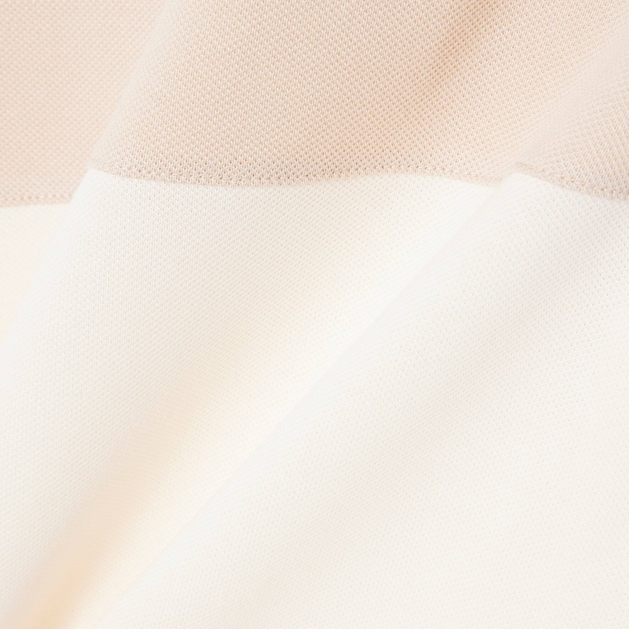 Thumbnail - Lacoste Regular Fit-Polohemd aus Piqué mit Colorblock-Design - Beige Size XS