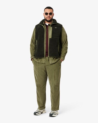 Regular Fit-Hemd aus Velours