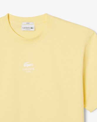 T-Shirt aus Baumwolle mit Signatur-Print