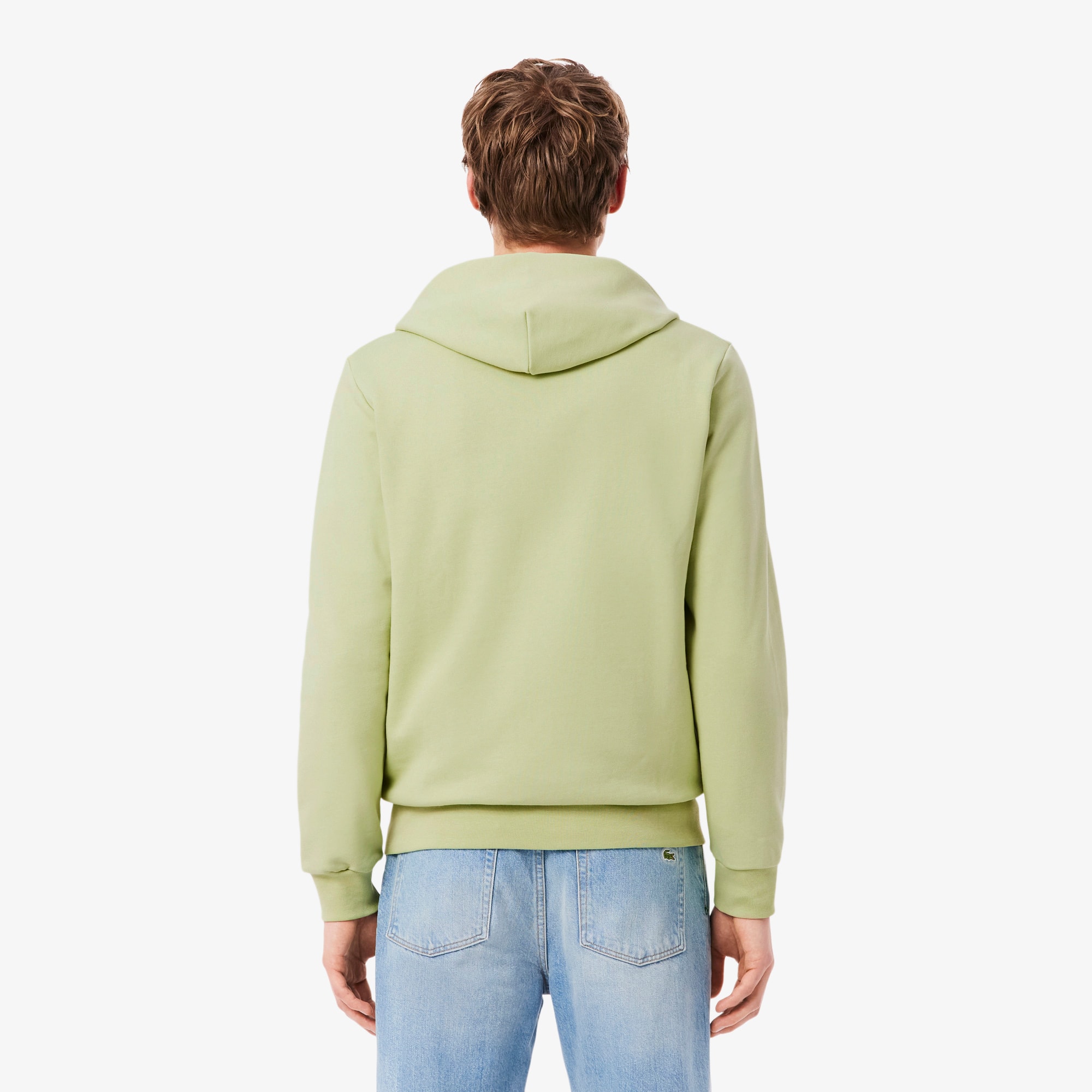 Thumbnail - Lacoste Classic Fit-Sweatshirt aus Fleece mit Reißverschluss - Grün Size XXL