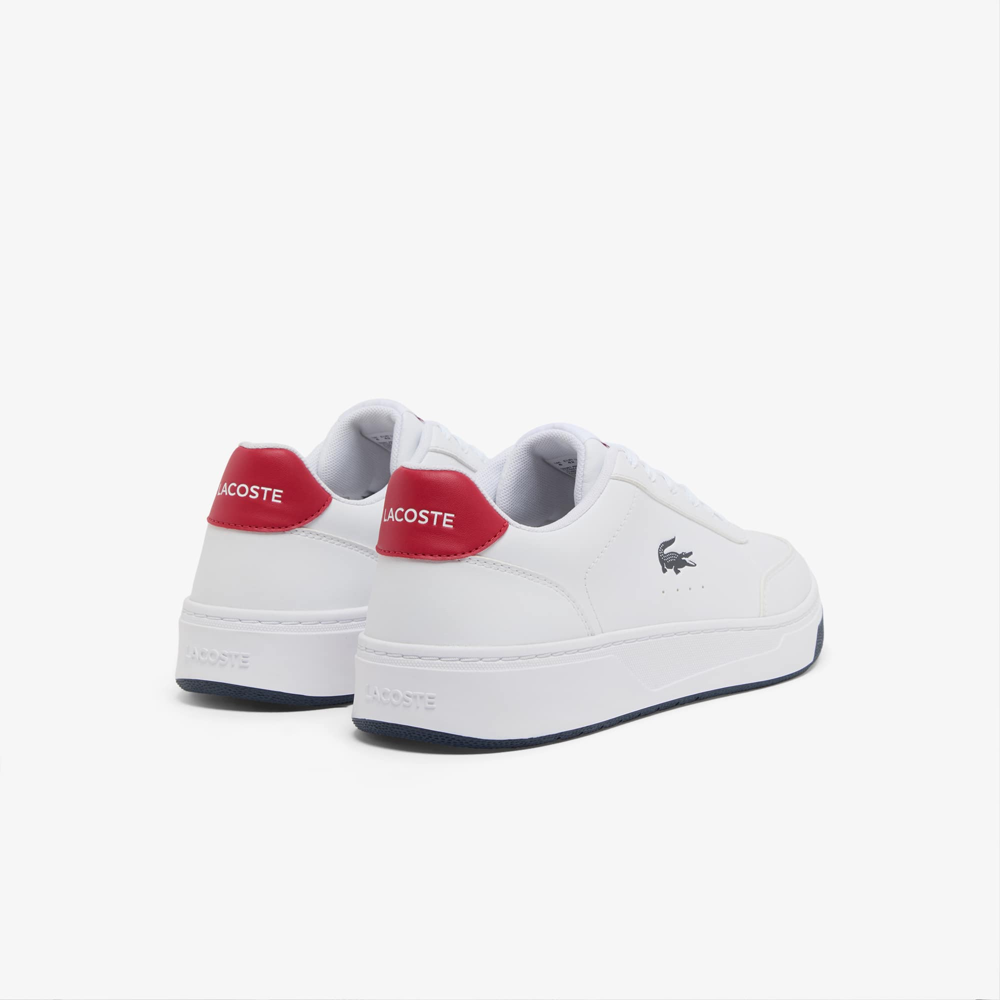 Thumbnail - Lacoste Herren-Sneakers Court Pro - WHT/NVY/RED Size 42.5