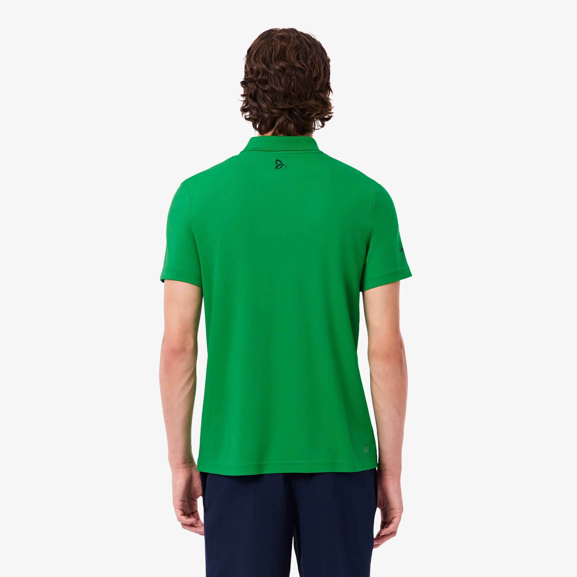 Thumbnail - Lacoste Polohemd Lacoste Tennis x Novak Djokovic - Grün Size M