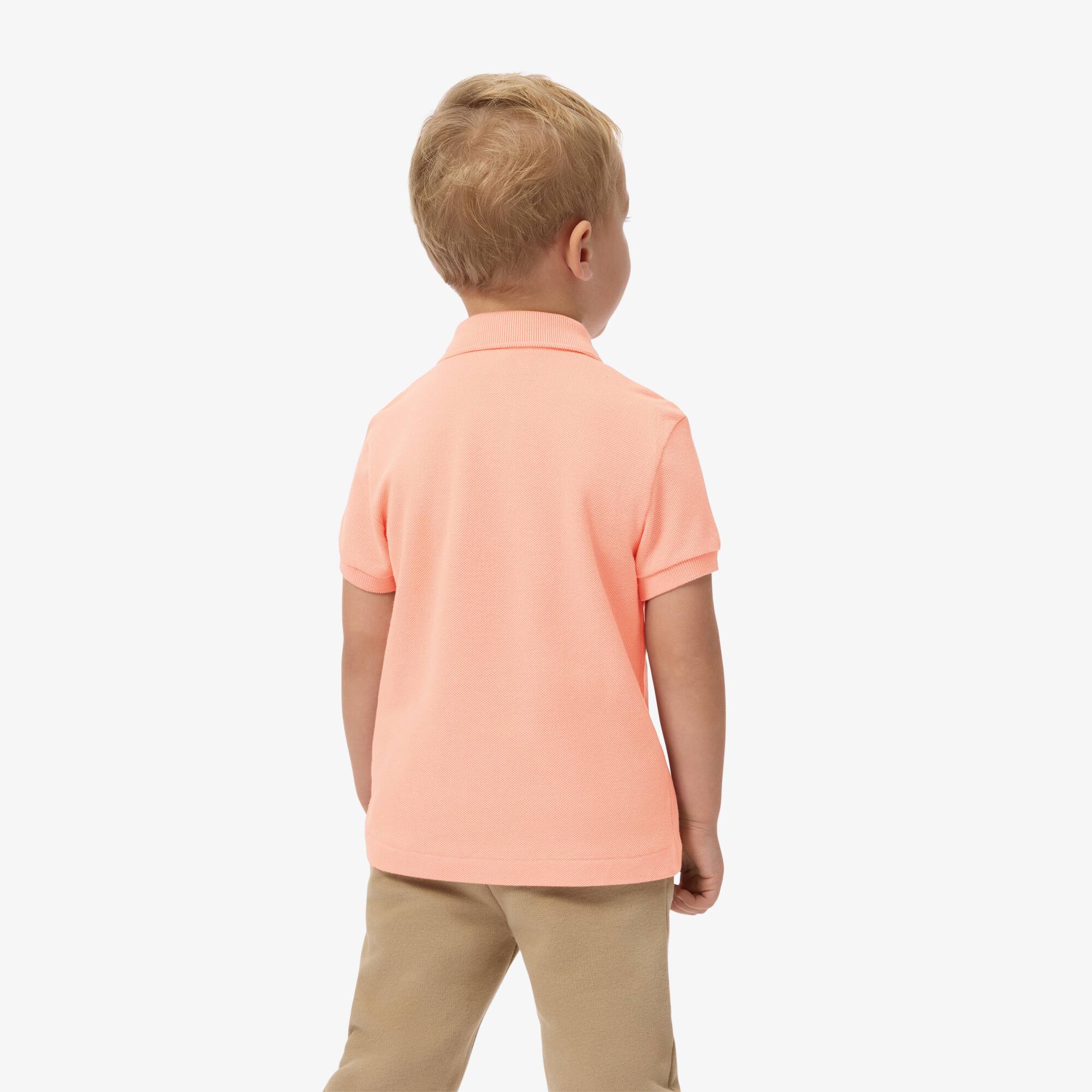Thumbnail - Lacoste Polohemd aus Petit Piqué - Rose Size 6 - 6A