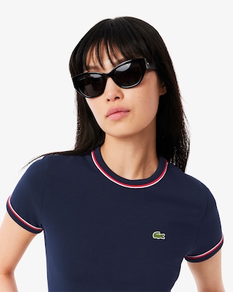 T-Shirt aus Jersey mit kontrastierenden Akzenten