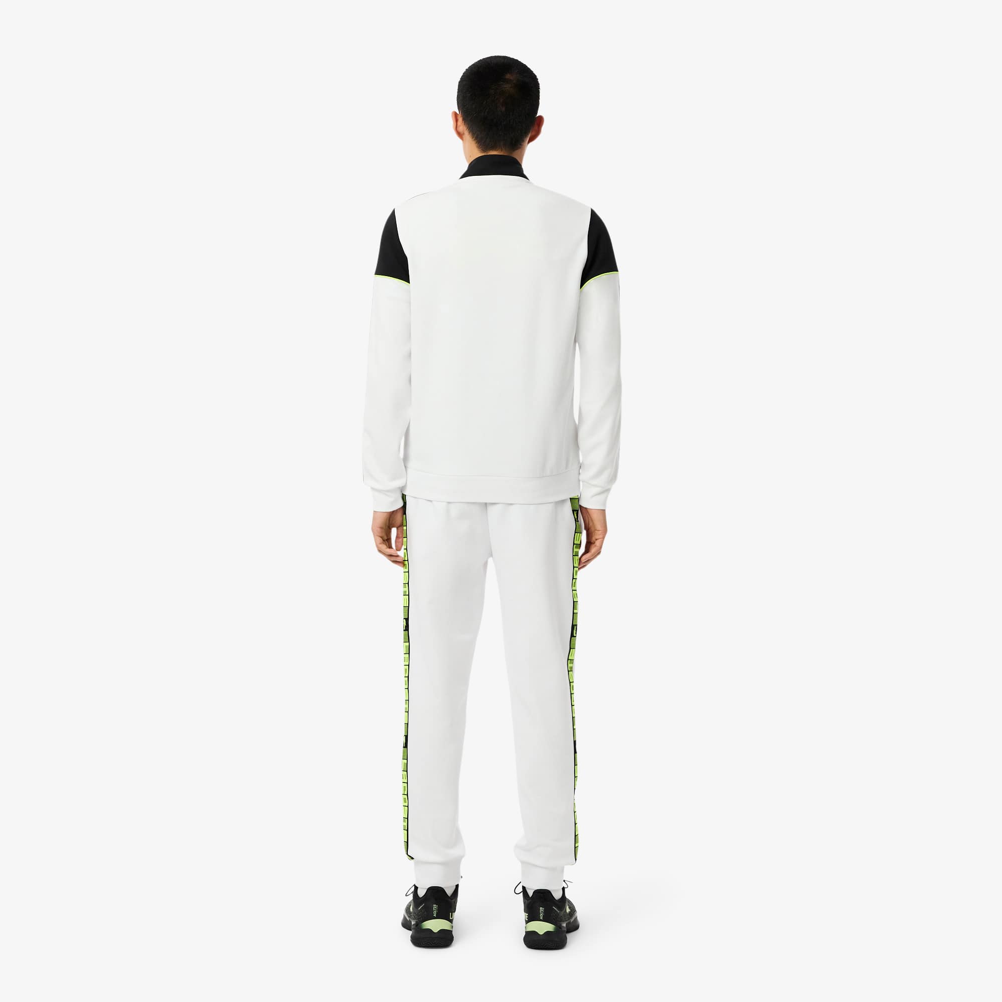 Thumbnail - Lacoste Tennis-Trainingshose mit Streifen - Weiß Size XS