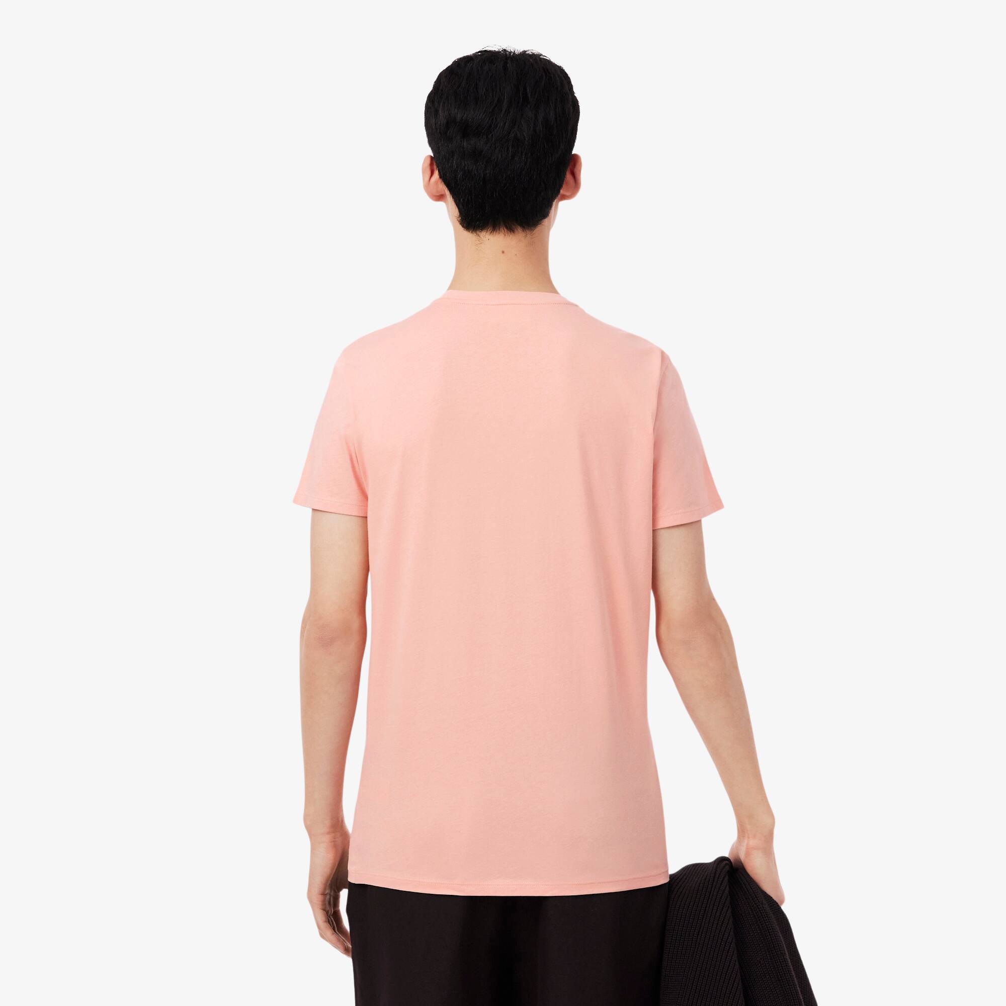 Thumbnail - Lacoste T-Shirt aus Pima-Baumwolle - Rose Size 6 - XL