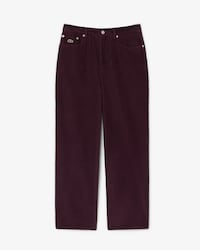 Weite Hose aus Cord