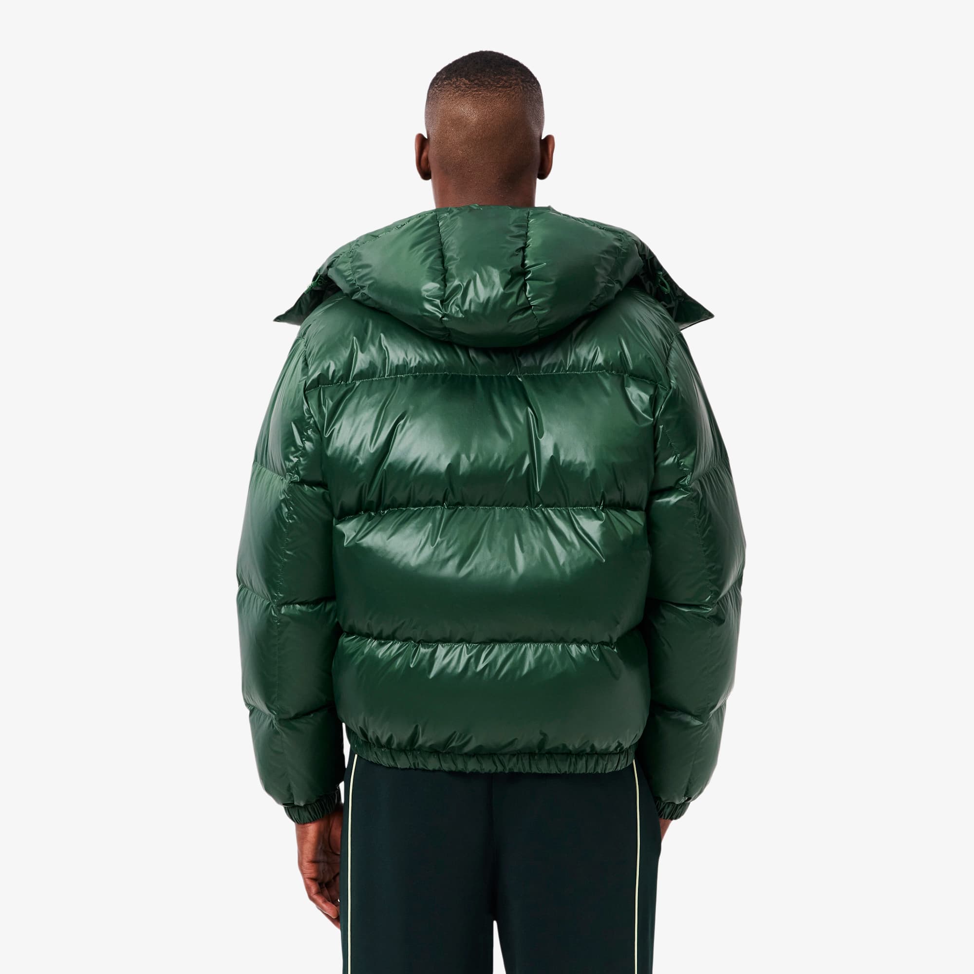 Thumbnail - Lacoste Wasserabweisender Daunen-Windbreaker - Grün Size 50 - M