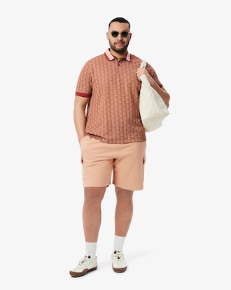 Classic Fit-Polohemd mit Monogramm aus Jacquard