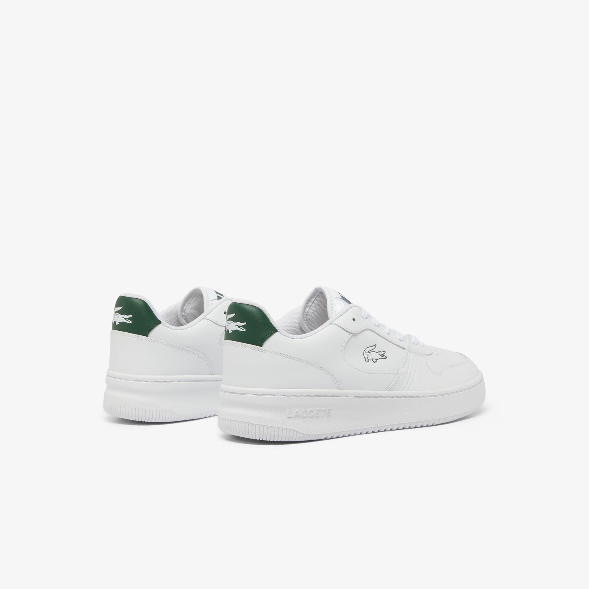 Thumbnail - Lacoste Herren-Sneakers L001 Set aus Leder - WHITE/DARK GREEN Size 39.5