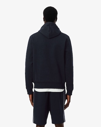 Hoodie aus Fleece mit Colorblock-Design