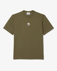 T-Shirt aus Baumwolle mit Signatur-Print