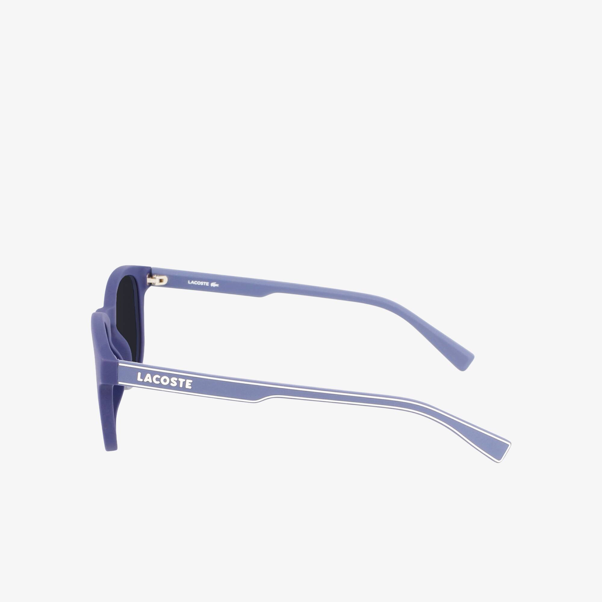 Thumbnail - Lacoste Runde Sonnenbrille Active Line - BLUE MATTE Size One Size