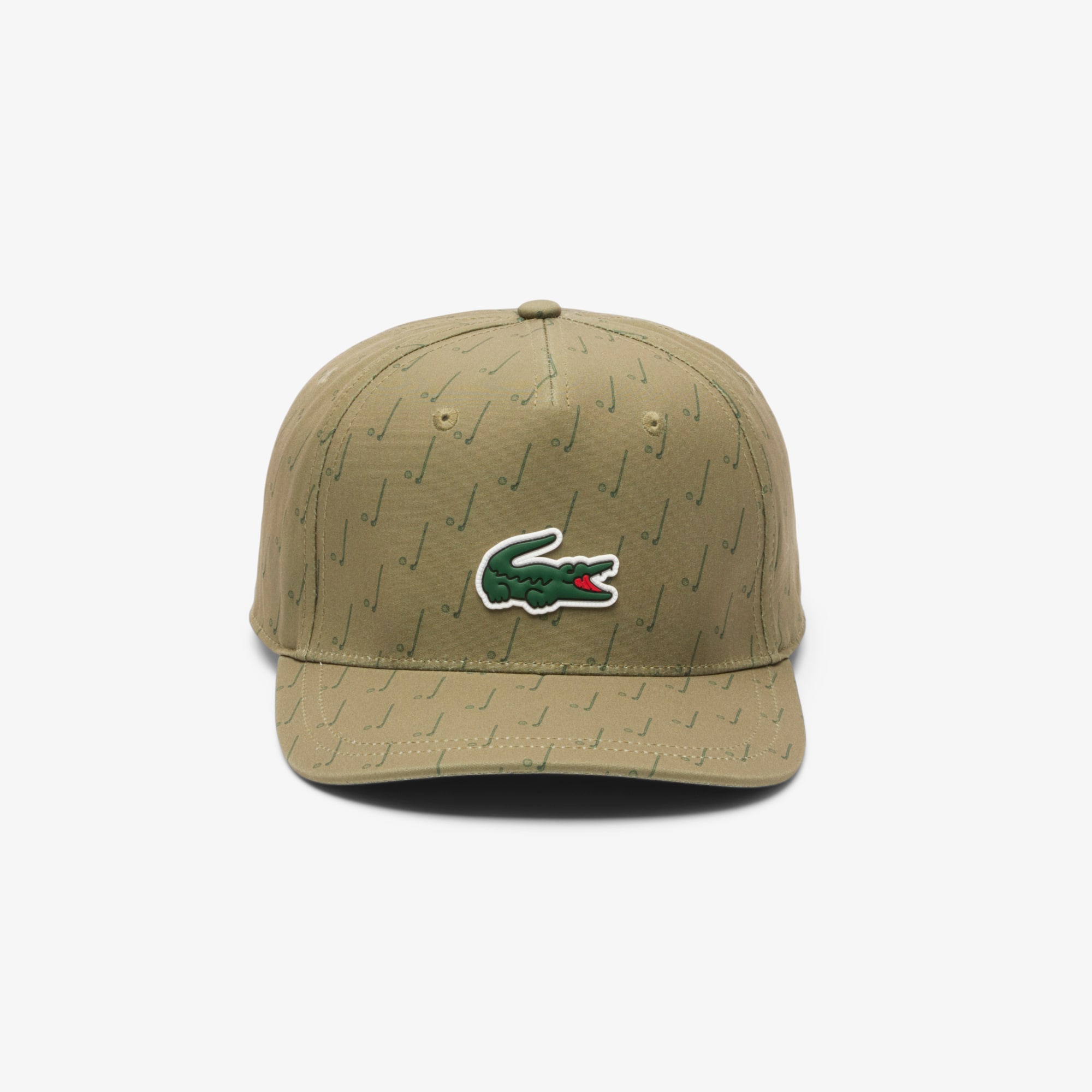 Thumbnail - Lacoste Verstellbare Golfkappe - Khaki Grün Size One Size