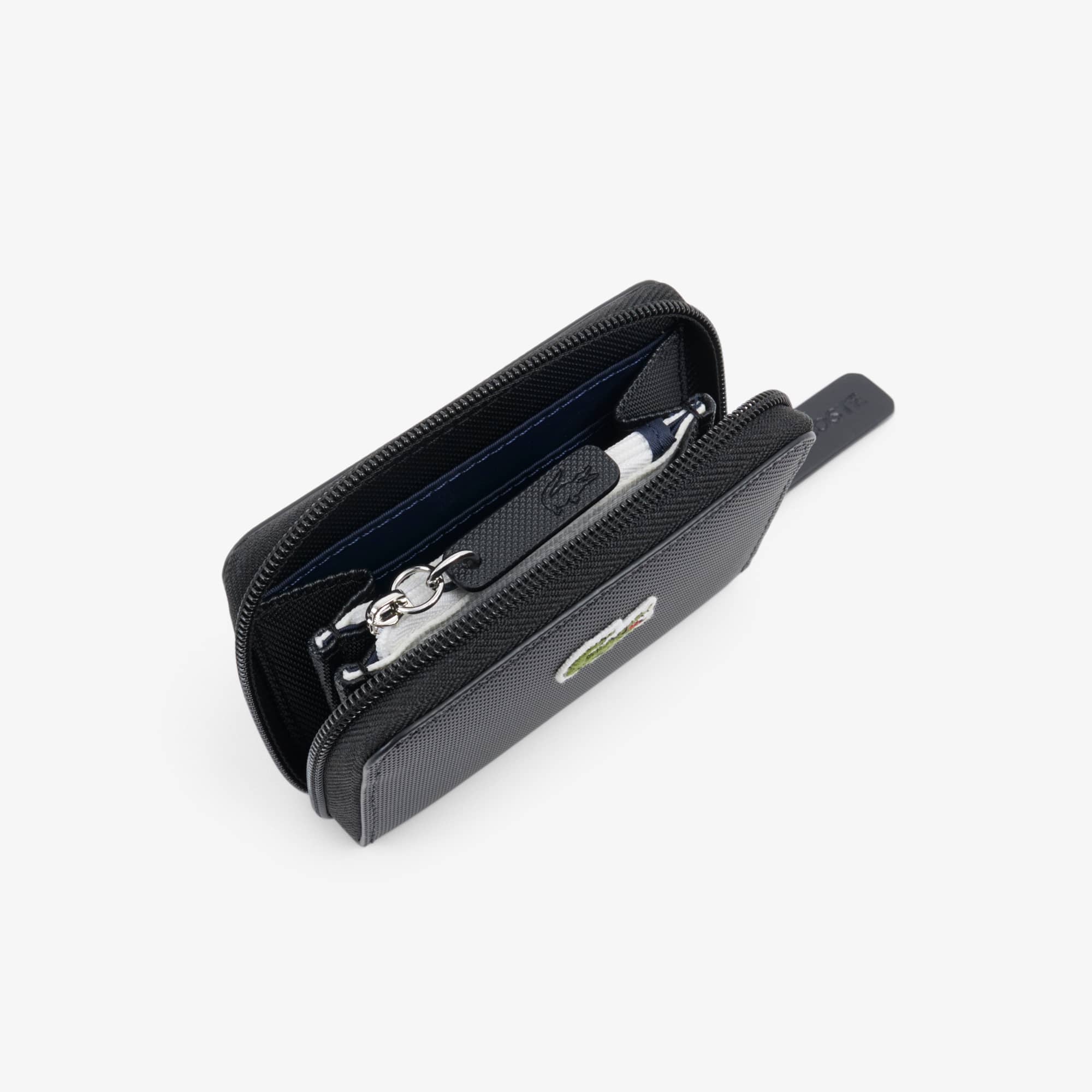 Thumbnail - Lacoste Mini-Geldbörse L.12.12 Concept mit Reißverschluss - BLACK Size One Size