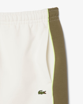 Shorts aus Fleece mit Colorblock-Design