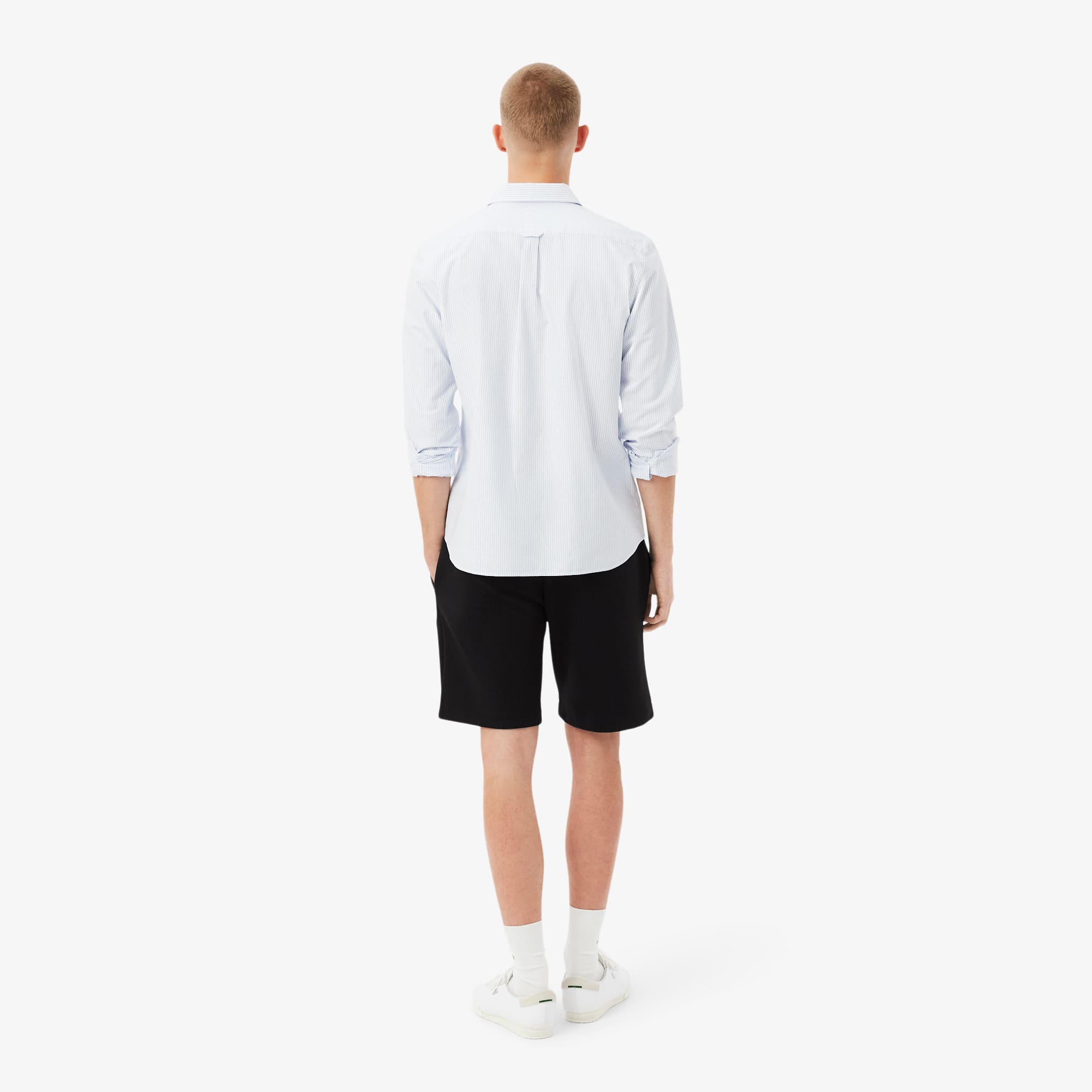 Thumbnail - Lacoste Regular Fit-Shorts aus Fleece - Schwarz Size S