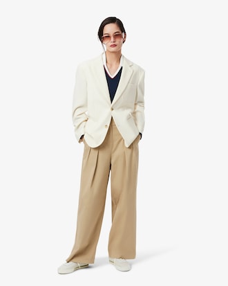 Slim Fit-Polohemd mit langen Ärmeln und Einfassungen