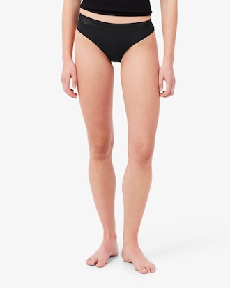 Mesh-Slip mit Logo am Bund