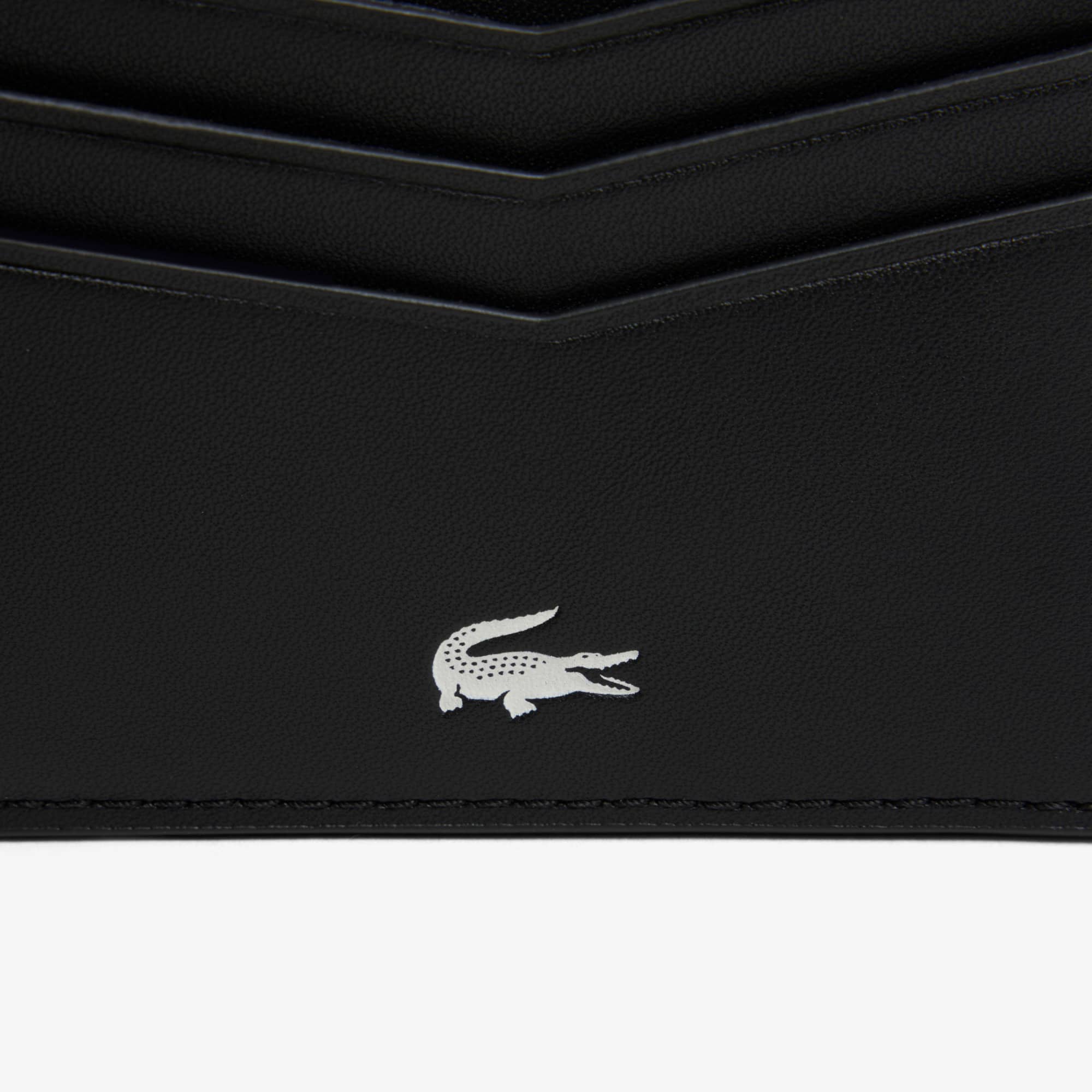 Thumbnail - Lacoste Kleine Brieftasche Ossian aus Leder - BLACK Size One Size