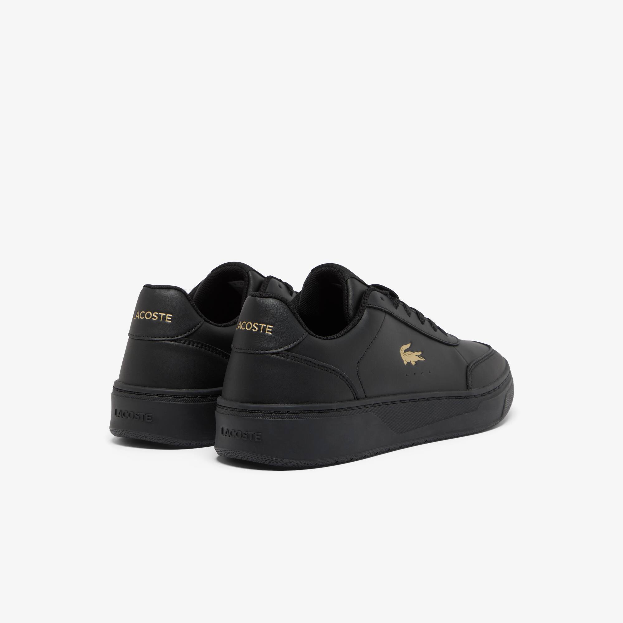 Thumbnail - Lacoste Herren-Sneakers Court Pro - BLK/GLD Size 44