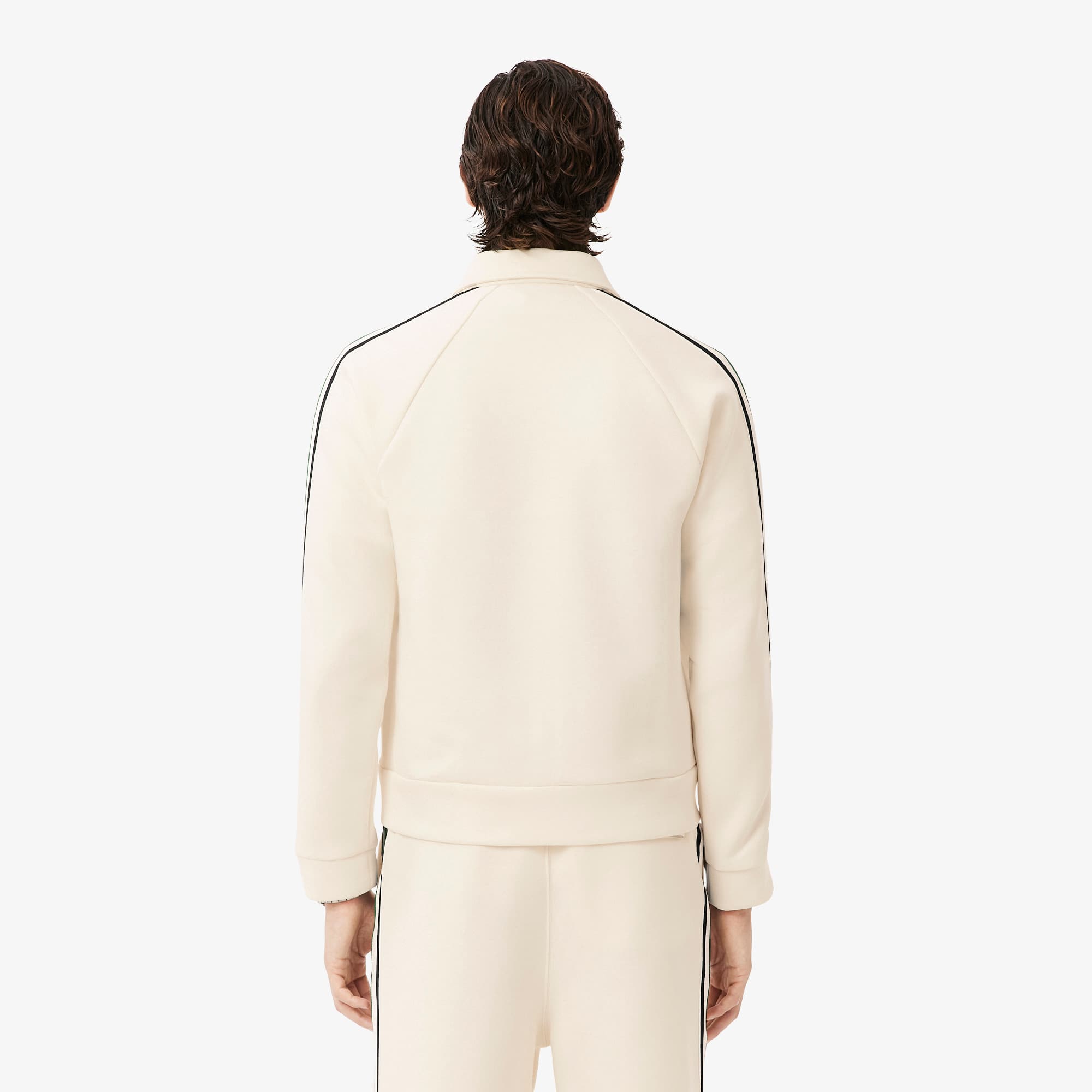 Thumbnail - Lacoste Französisches Sweatshirt mit Reißverschluss - Creme Size XS