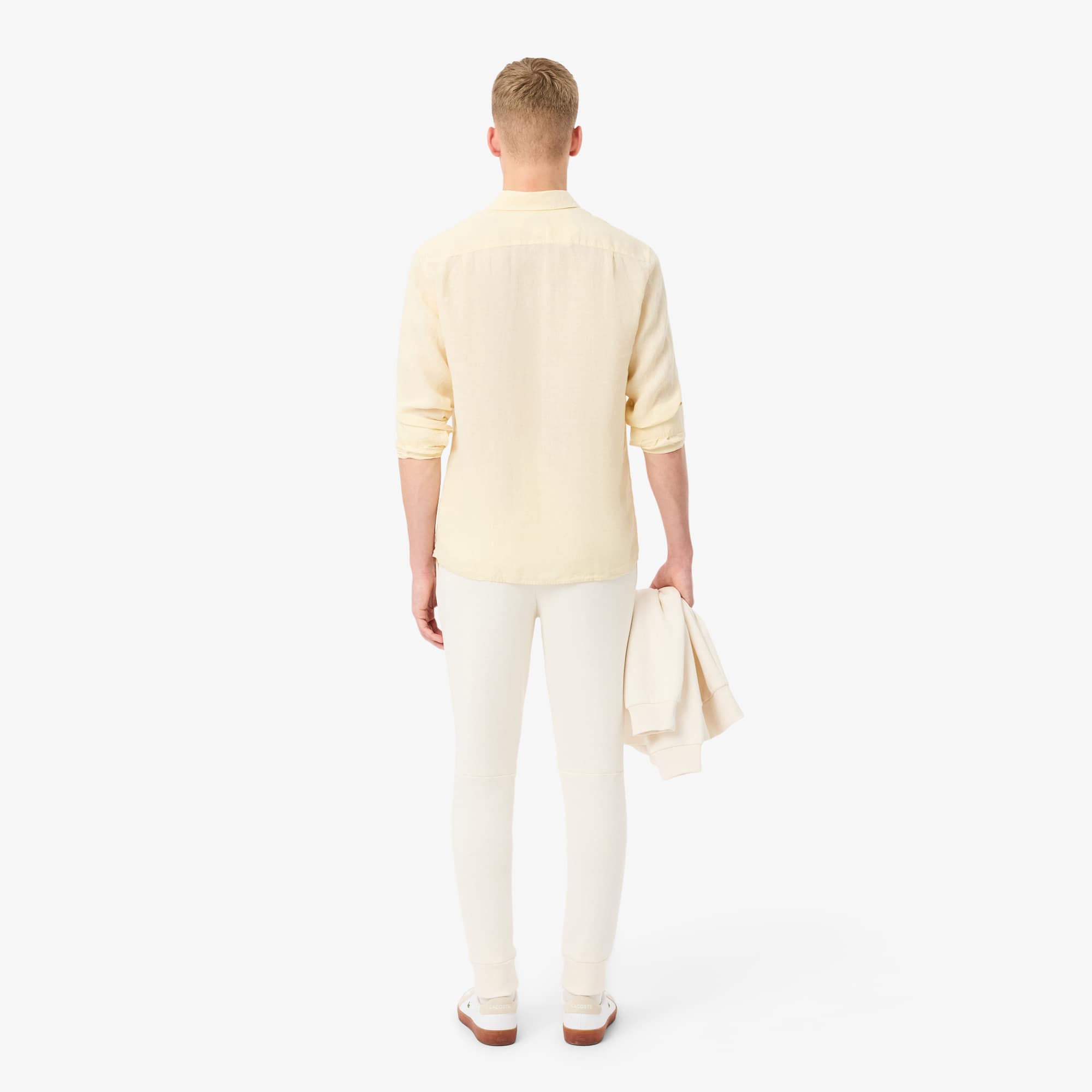 Thumbnail - Lacoste Slim Fit-Trainingshose - Creme Size M