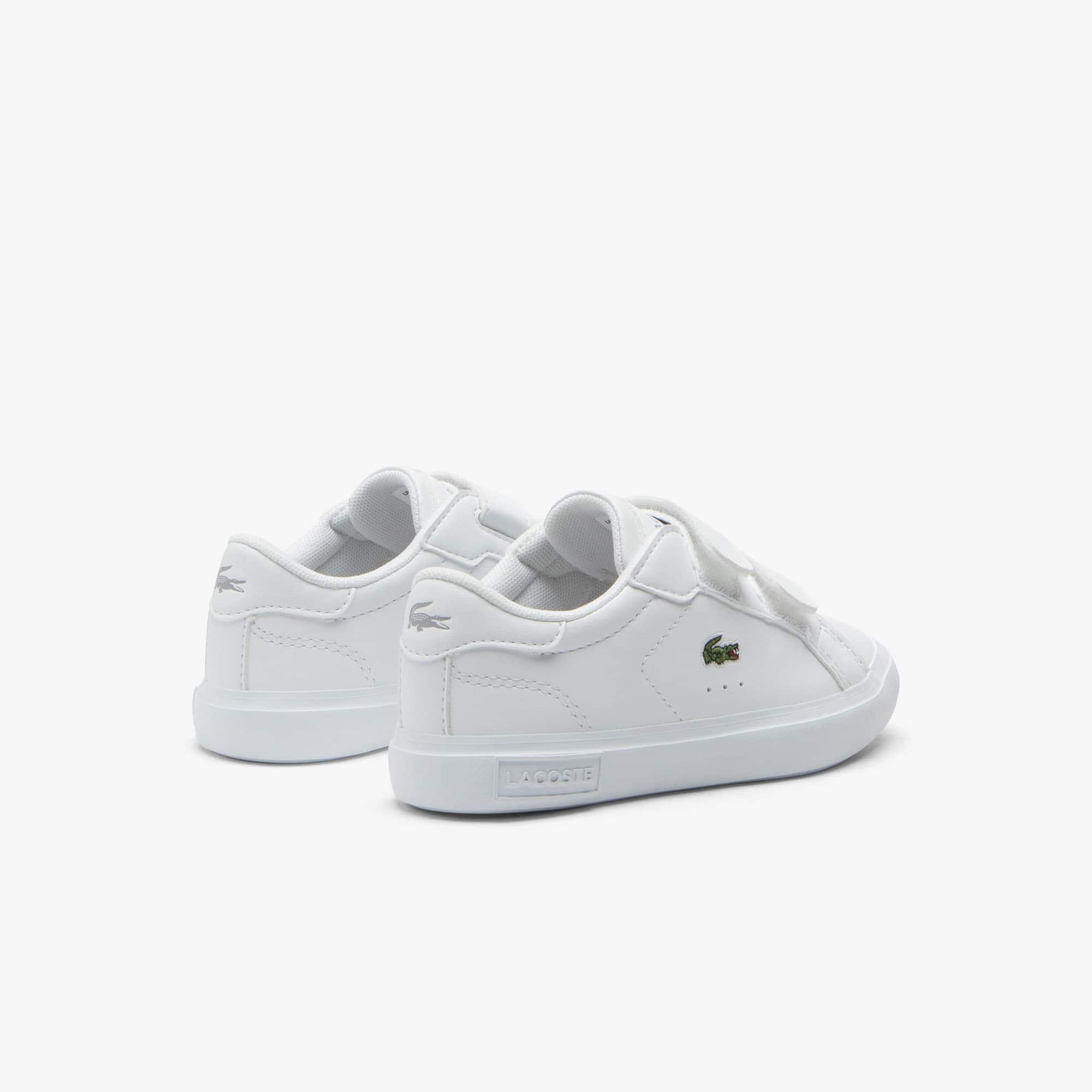 Thumbnail - Lacoste Baby-Sneakers Powercourt - WHITE/WHITE Size 19.5
