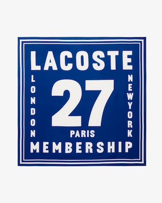 Quadratisches Seidentuch Runway mit Print