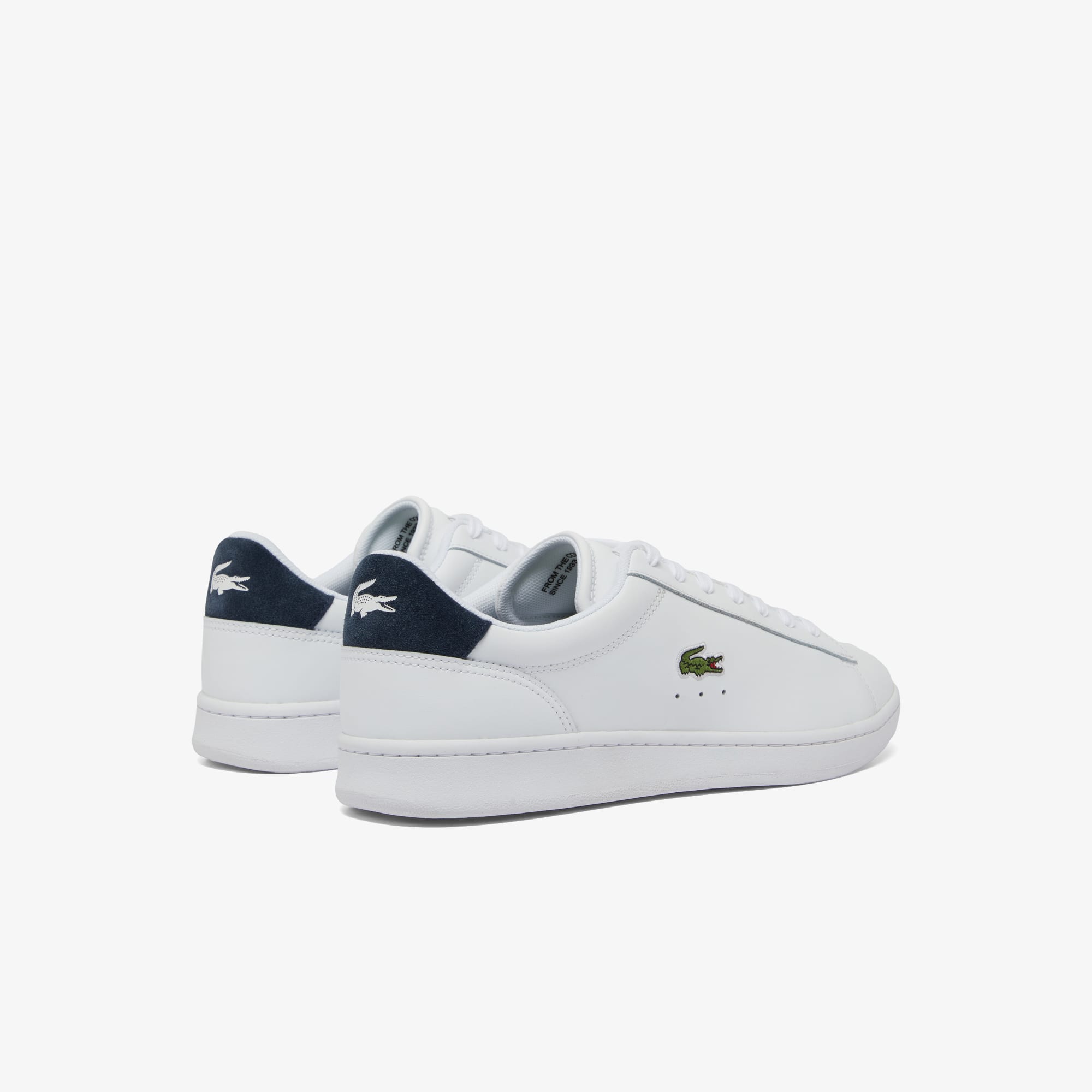 Thumbnail - Lacoste Herren-Sneakers Carnaby Set aus Leder - WHITE / NAVY Size 19 - 16