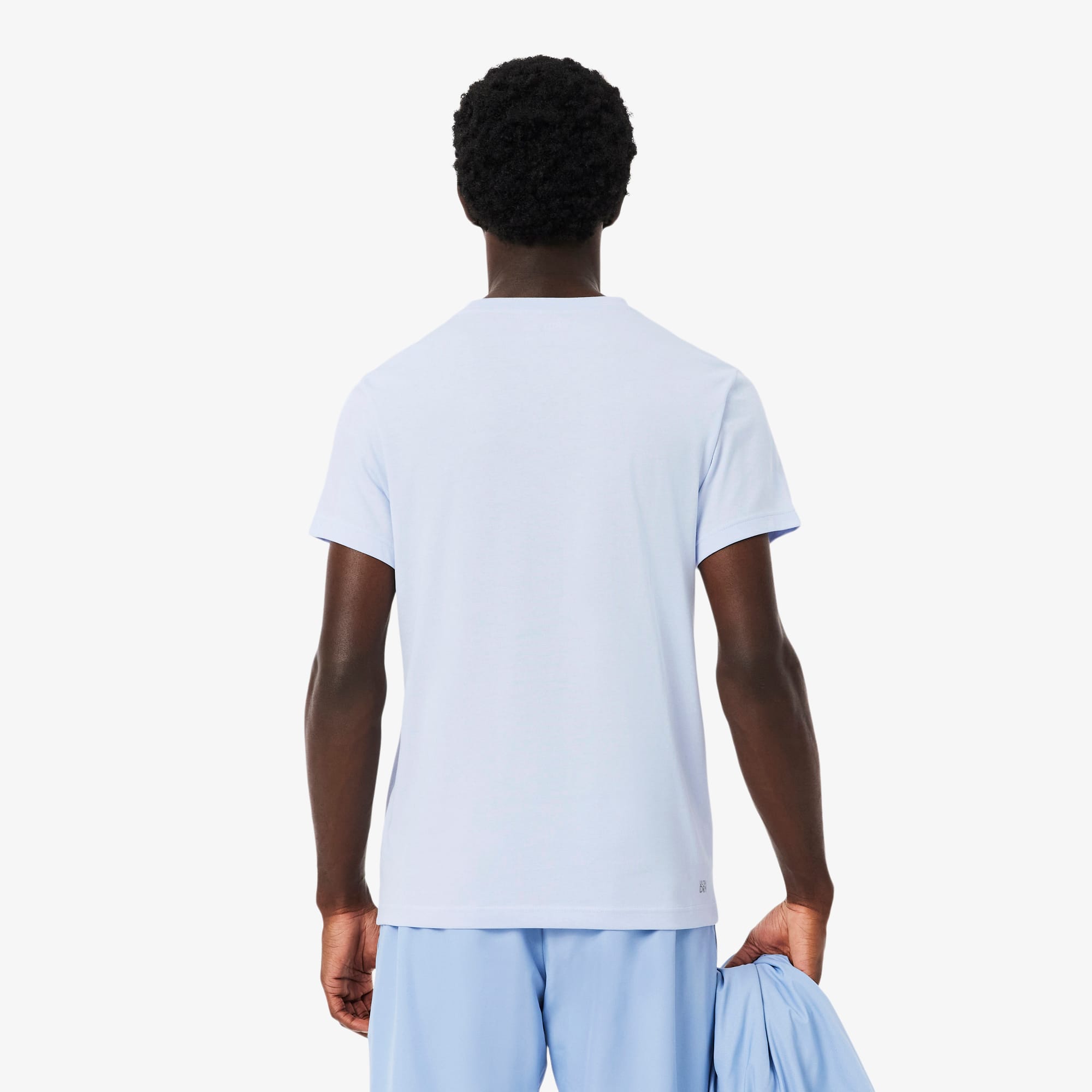 Thumbnail - Lacoste Sport-T-Shirt mit XXL-Logo und Ultra Dry-Technologie - Bleu Clair Size 3XL