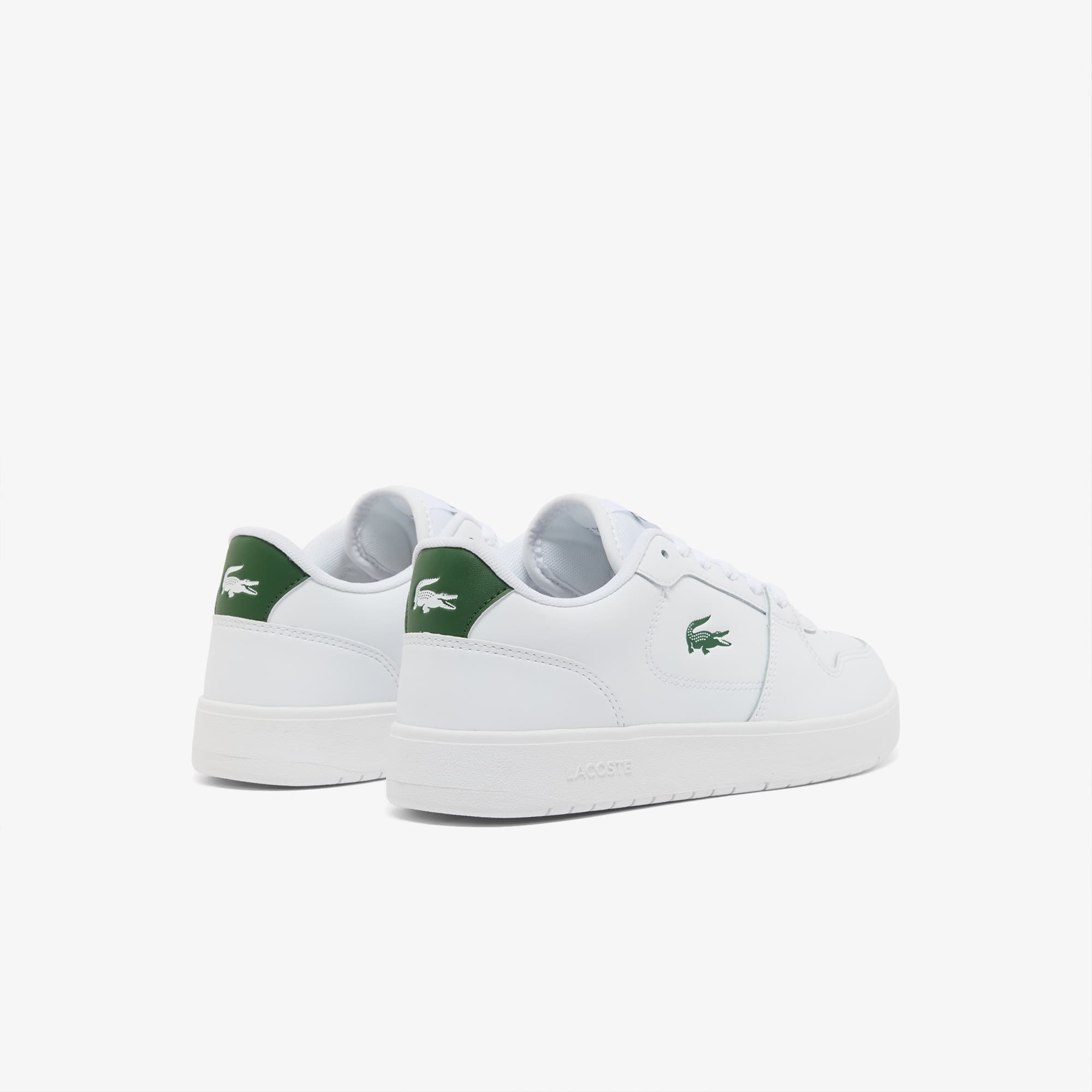 Thumbnail - Lacoste Damen-Sneakers Court Ace aus Leder - WHITE/DARK GREEN Size 38