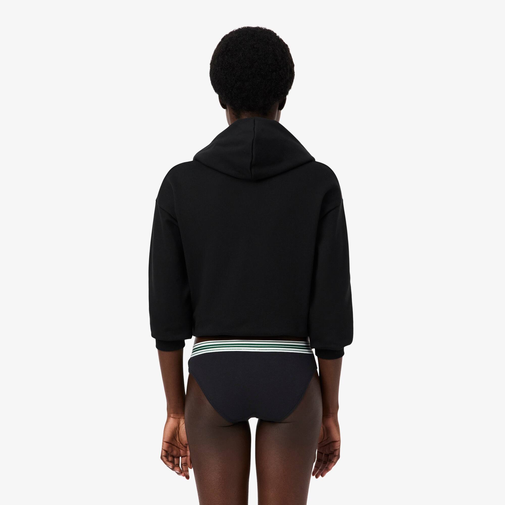 Thumbnail - Lacoste Slips aus Stretch-Baumwolle mit Kontrast-Bund - Schwarz Size XS