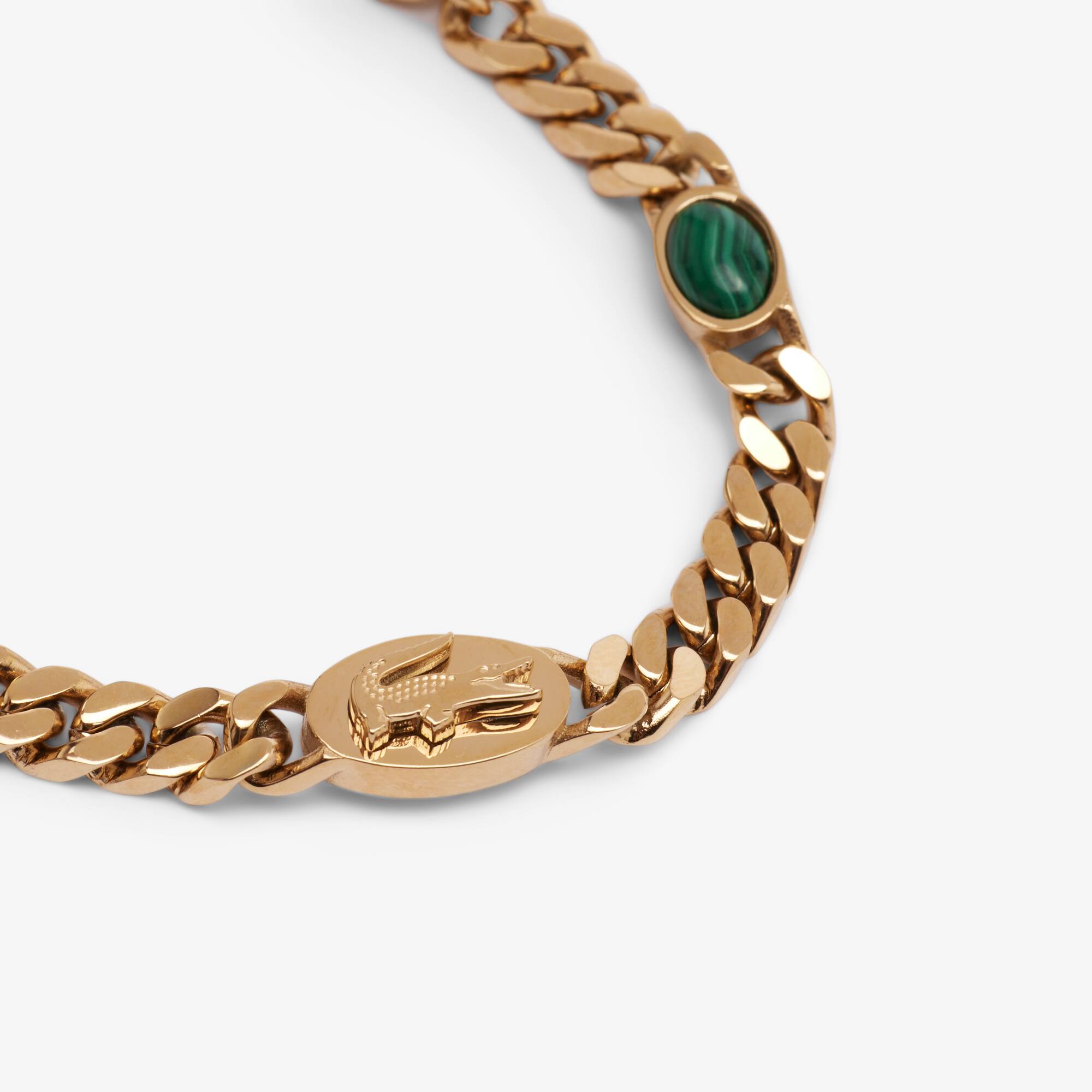 Thumbnail - Lacoste Kettenarmband Runway - GOLD AND GREEN Size M