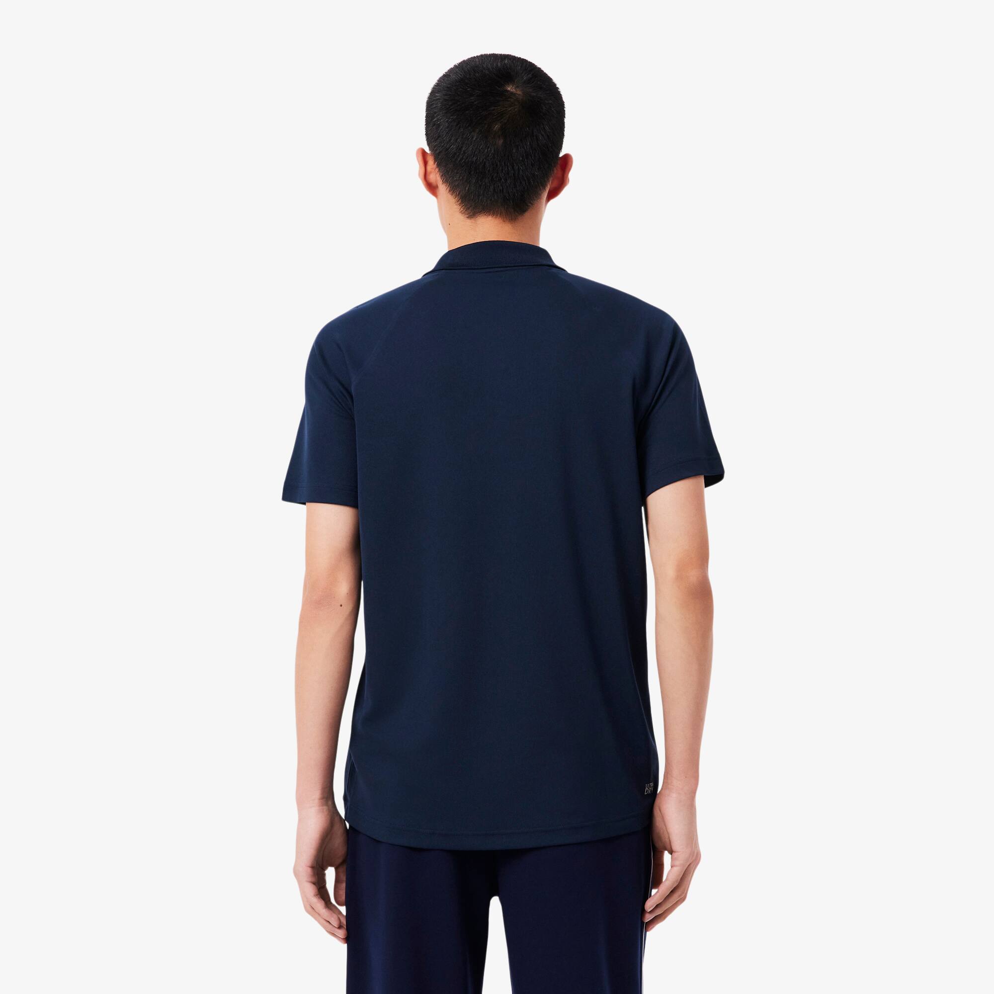 Thumbnail - Lacoste Polohemd mit UV-Schutz, Regular Fit - Navy Blau Size M