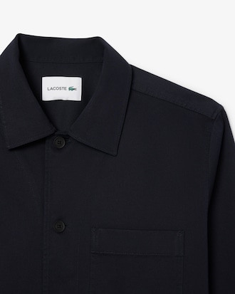 Baumwoll-Overshirt-Jacke