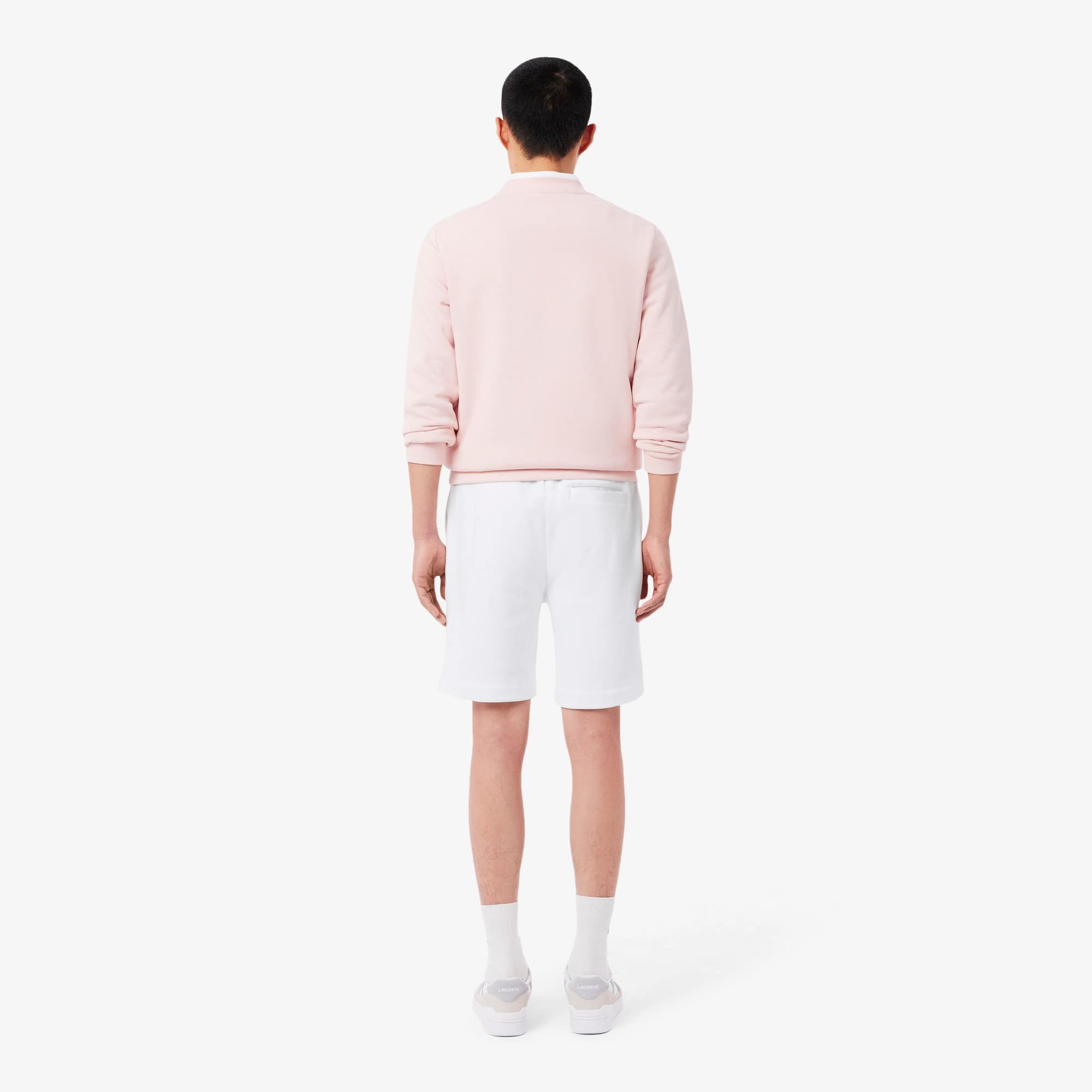 Thumbnail - Lacoste Regular Fit-Shorts aus Fleece - Weiß Size 6 - XL