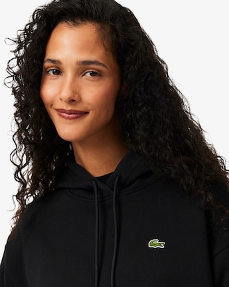 &Uuml;bergro&szlig;er Hoodie aus Fleece