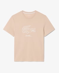 Loungewear-T-Shirt aus Baumwolle mit Print