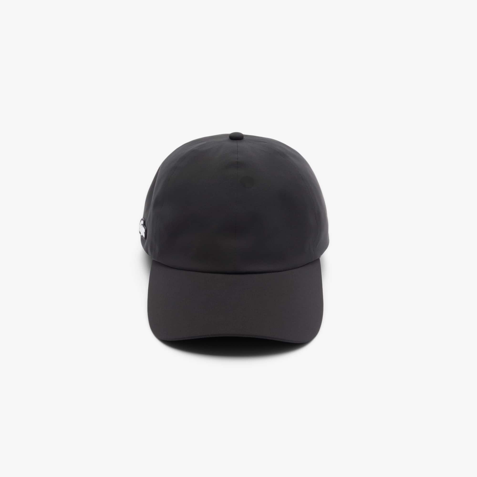 Thumbnail - Lacoste Wasserabweisende Cap mit Strass-Krokodil - Schwarz Size One Size
