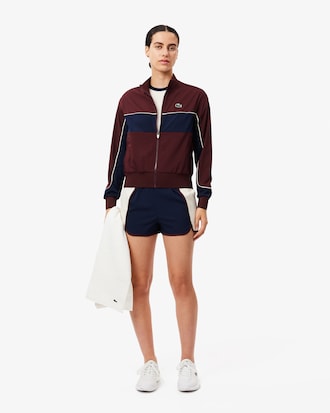 Sportshorts aus dehnbarem Diamant-Taft
