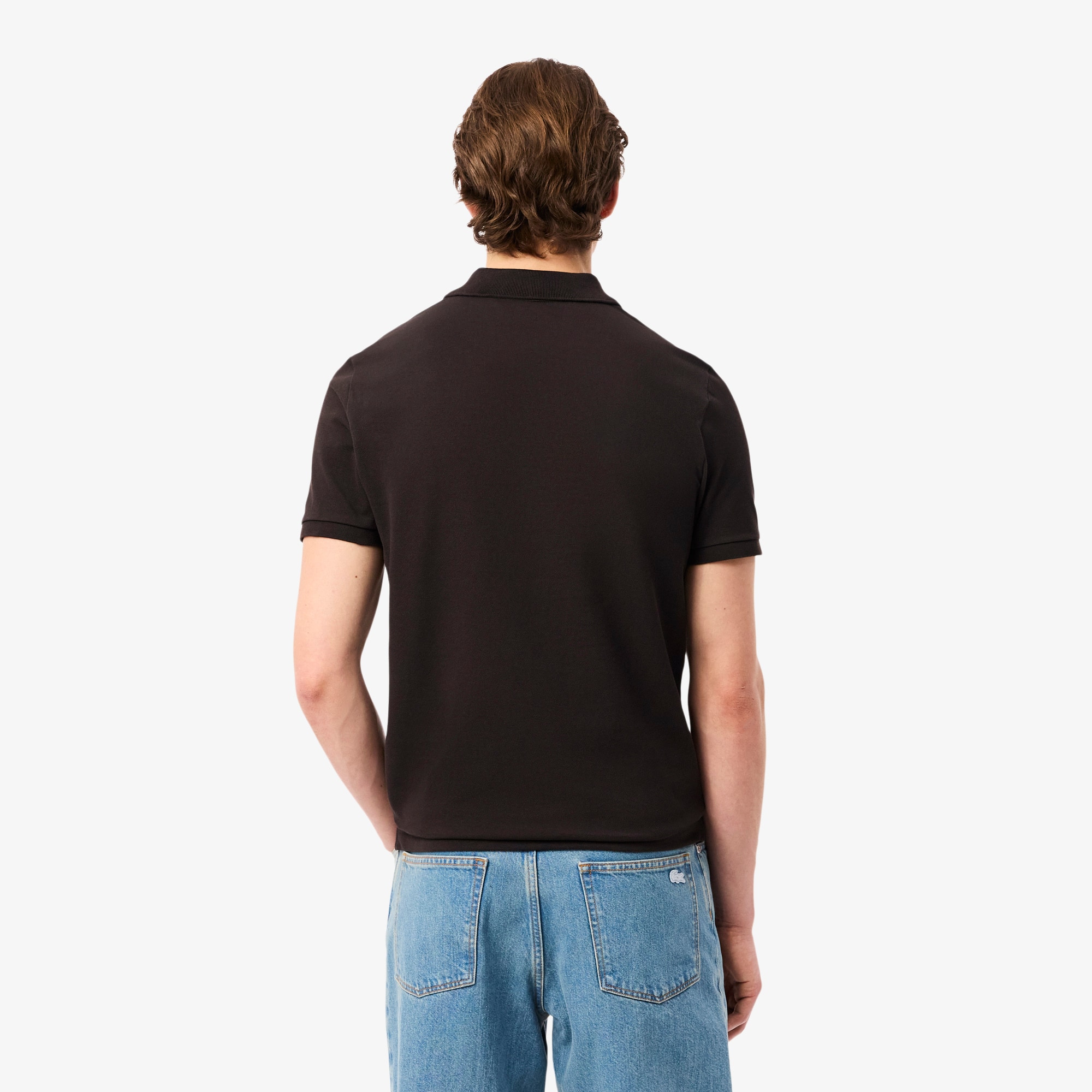 Thumbnail - Lacoste Slim Fit-Polohemd L.12.12 aus Piqué - Braun Size 5XL