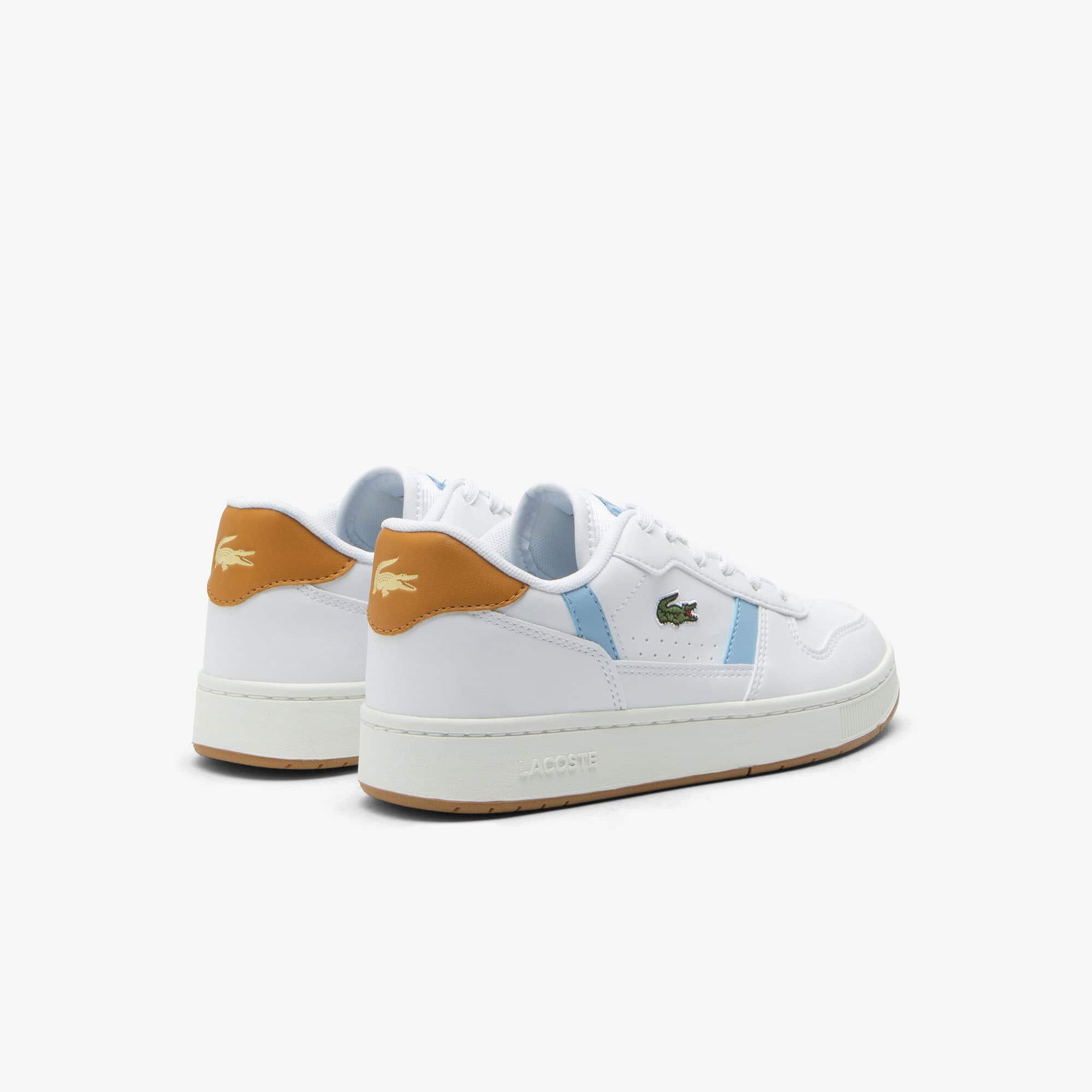 Thumbnail - Lacoste Junior-Sneakers T-Clip Set - WHITE/LIGHT BLUE Size 37