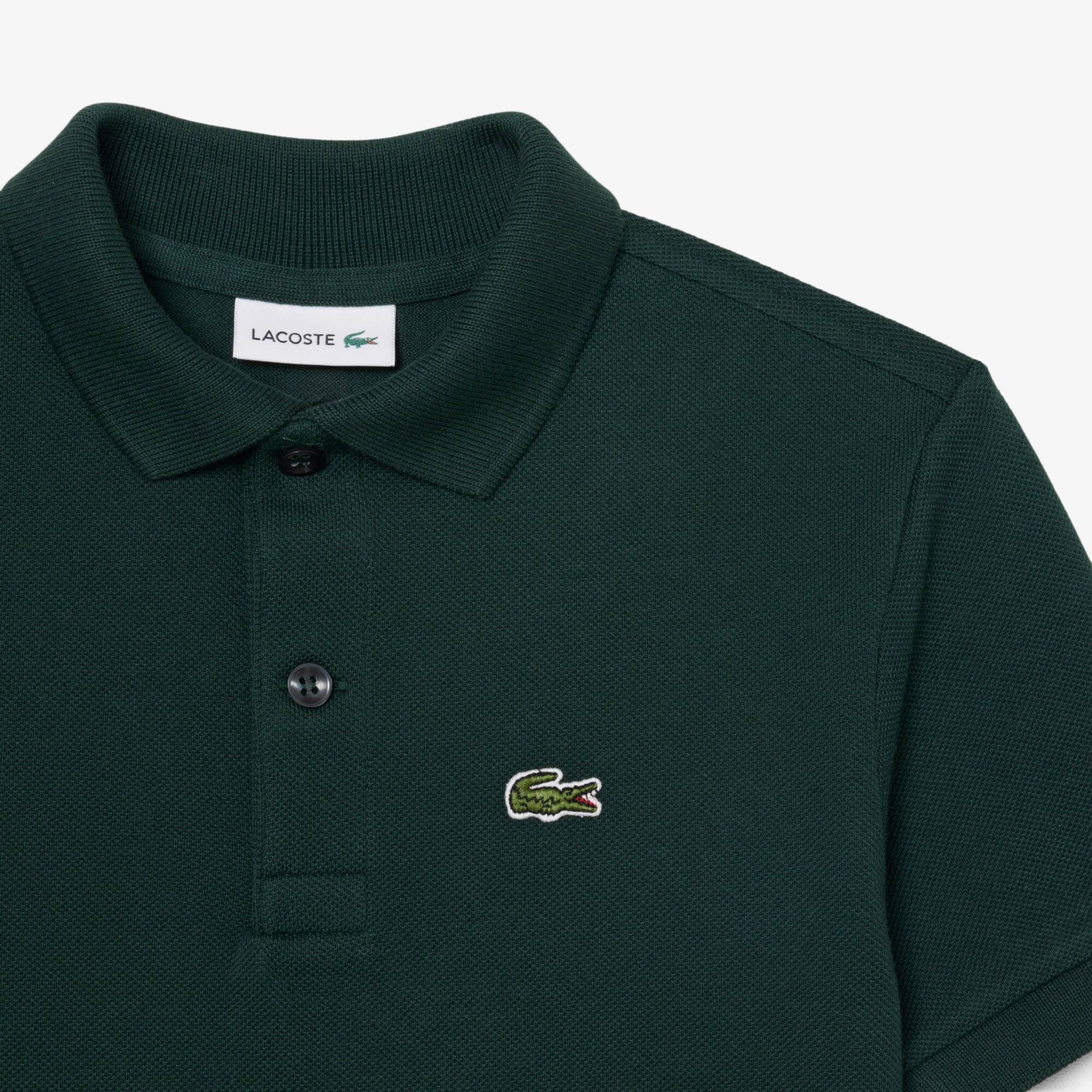 Thumbnail - Lacoste Polohemd aus Petit Piqué - Sinople Grün Size 11 - 14A
