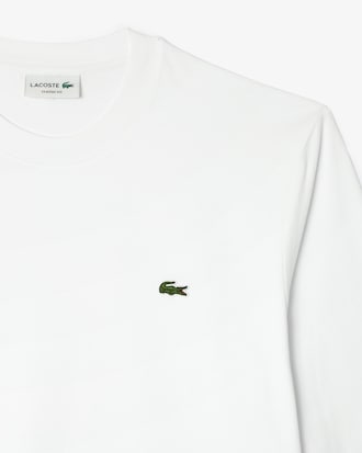 T-Shirt aus Baumwolle mit langen Ärmeln